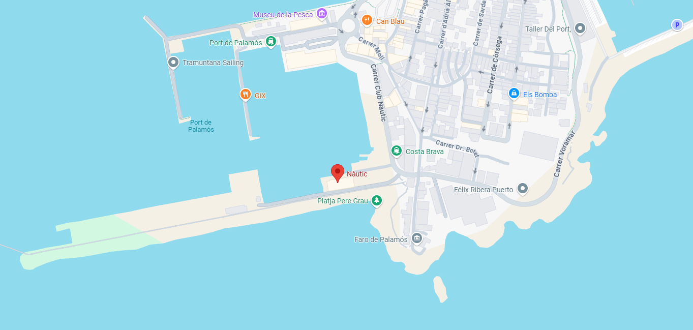 Nautical restaurant palamos google maps
